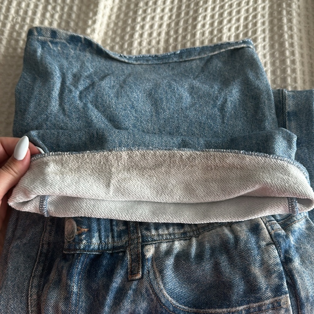 Rag & Bone Miramar Wide Leg Sweatpant "Jeans" in Valentina - Picture 9 of 10